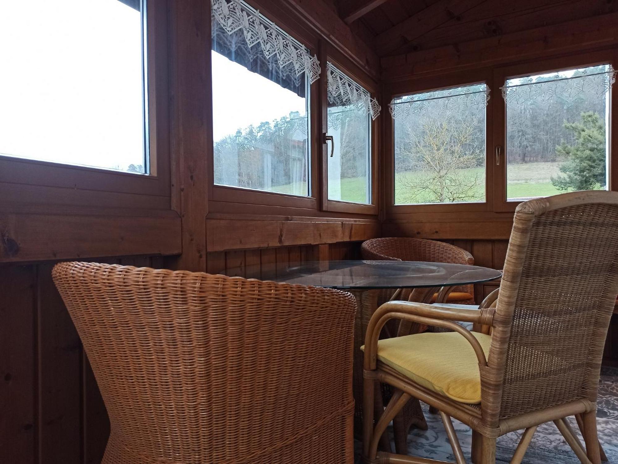 Reitstation Rossmuehle Apartment Gräfendorf Екстериор снимка